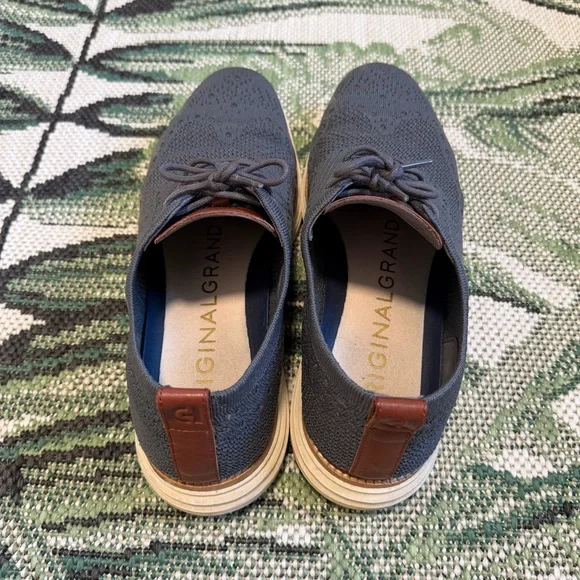 Cole Haan Stitchlite Oxford Men's Gray Oxford Shoes Size 11 - Picture 3 of 5